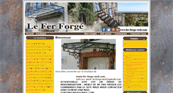 Desktop Screenshot of fer-forge-web.com