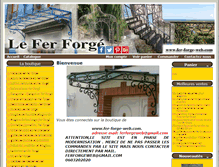 Tablet Screenshot of fer-forge-web.com